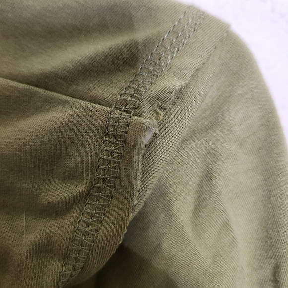 Acacia womens 2 Piece Sweatsuit green w/ dragonfly print pockets sz medium EUC - Picture 8 of 16